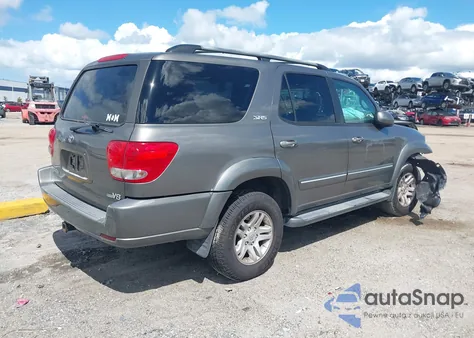 2005 Toyota Sequoia Sr5 V8 из США, поврежденный, VIN 5TDZT34A65S247160